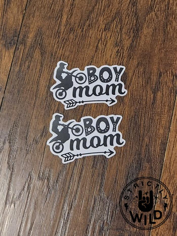 Strictly Wild Boy Mom Sticker Review