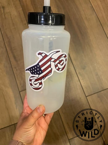 Strictly Wild American Flag Dirt Bike Sticker Review