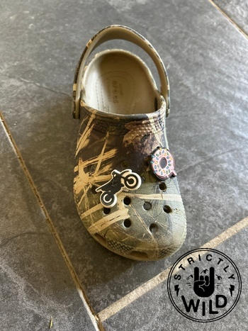 Dirt Bike Croc Charm