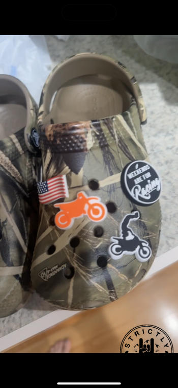 Strictly Wild Weekends Are For Racing Croc Charm Review