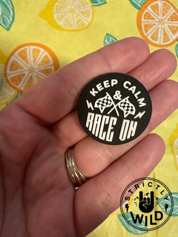 Strictly Wild Keep Calm & Race On Croc Charm Review