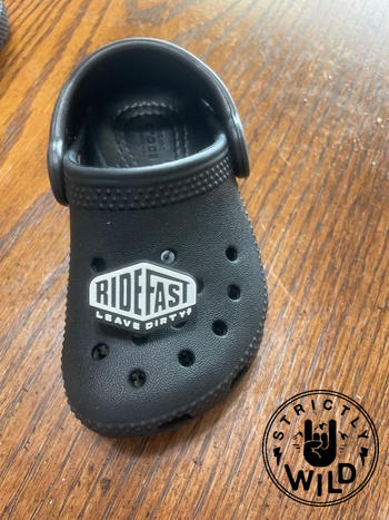 Strictly Wild Ride Fast Leave Dirty Croc Charm Review