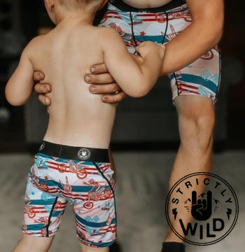 Strictly Wild Red White & Braaap Boxers  *SIGN UP FOR RESTOCK NOTIFACTION* Review
