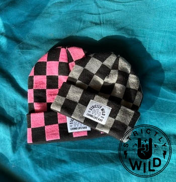 Strictly Wild Chasing Checkers Pink Beanie Review