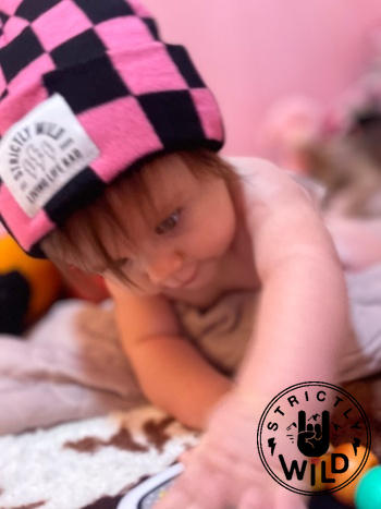 Strictly Wild Chasing Checkers Pink Beanie Review