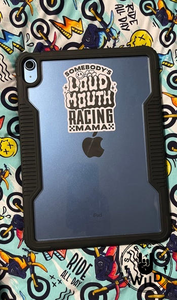Strictly Wild Somebody's Loud Mouth Racing Mama Sticker Review