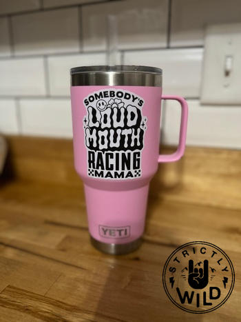 Strictly Wild Somebody's Loud Mouth Racing Mama Sticker Review