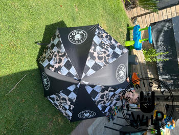 Strictly Wild Leopard Checker Umbrella - PREORDER (Begin Shipping To You May 10 - 17) Review