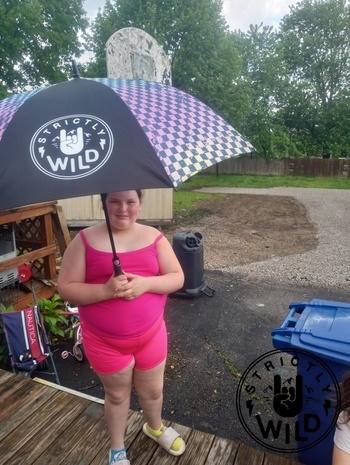 Strictly Wild Rainbow Checker Umbrella Review