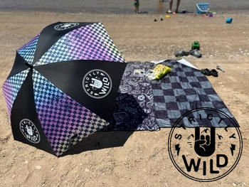 Strictly Wild Rainbow Checker Umbrella (CANNOT SHIP WITH ANYTHING BUT CROC CHARMS & STICKERS!!!) Review
