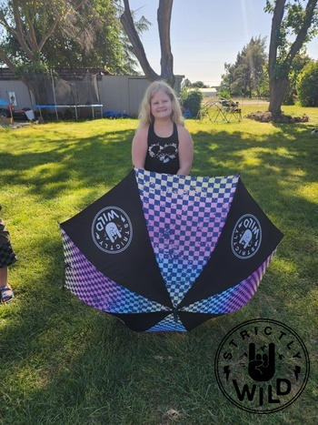 Strictly Wild Rainbow Checker Umbrella (CANNOT SHIP WITH ANYTHING BUT CROC CHARMS & STICKERS!!!) Review