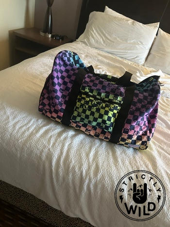 Strictly Wild Rainbow Checker Duffel Bag Review
