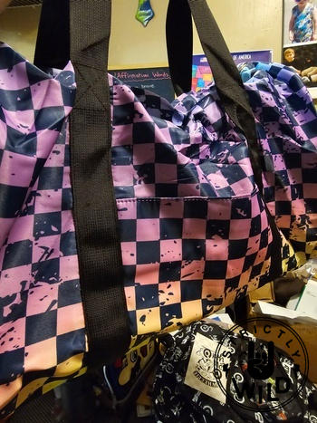 Strictly Wild Rainbow Checker Duffel Bag Review