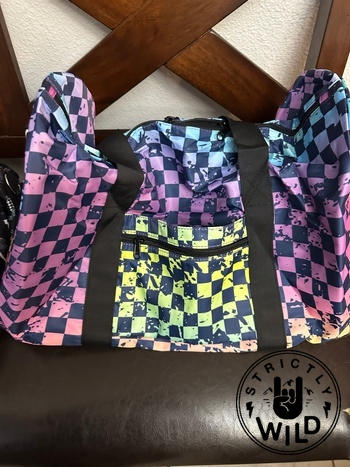 Strictly Wild Rainbow Checker Duffel Bag Review