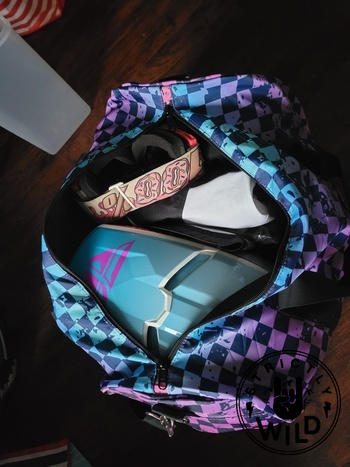 Strictly Wild Rainbow Checker Duffel Bag Review