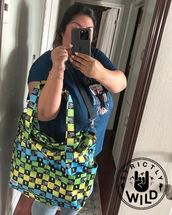 Strictly Wild Retro Dirt Bike Checks Beach Bag Review
