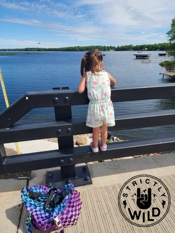 Strictly Wild Rainbow Checker Beach Bag Review