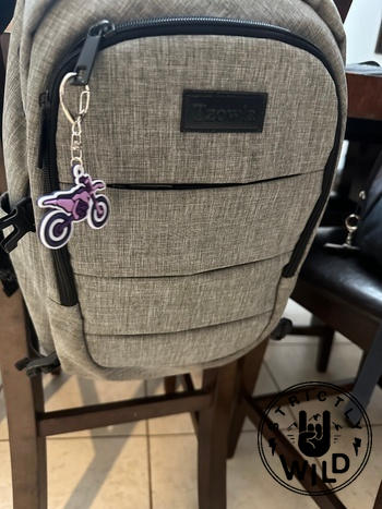 Strictly Wild Purple Dirt Bike Keychain Review