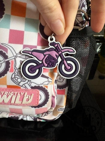 Strictly Wild Purple Dirt Bike Keychain Review