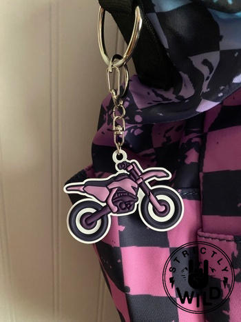 Strictly Wild Purple Dirt Bike Keychain Review