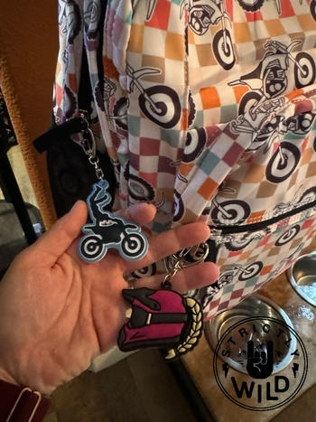 Strictly Wild Purple Dirt Bike Keychain Review