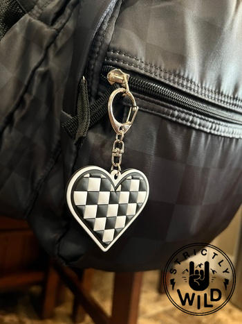 Strictly Wild Checkered Heart Keychain Review