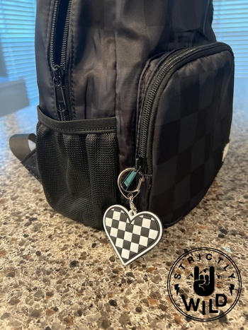 Strictly Wild Checkered Heart Keychain Review