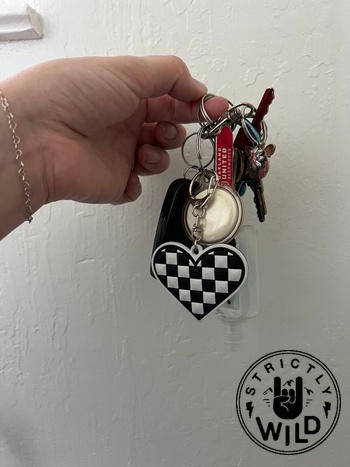 Strictly Wild Checkered Heart Keychain Review