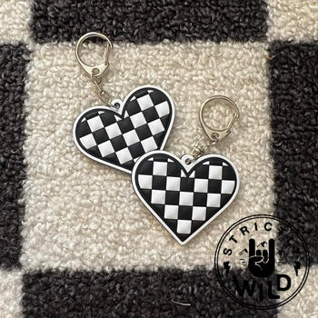 Strictly Wild Checkered Heart Keychain Review