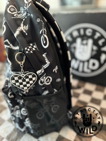 Strictly Wild Checkered Heart Keychain Review
