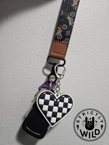 Strictly Wild Checkered Heart Keychain Review
