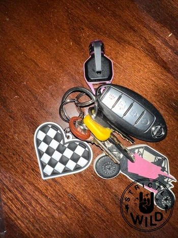 Strictly Wild Checkered Heart Keychain Review