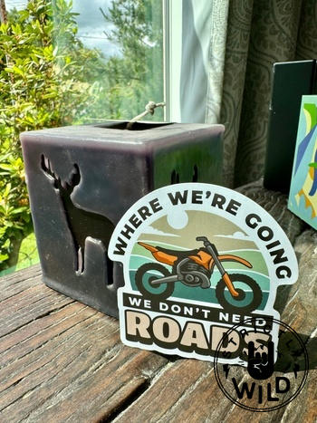 Strictly Wild Where We're Going We Don't Need Roads Sticker Review