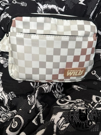 Strictly Wild Neutral Checker Cross Body Bag Review