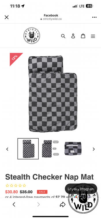 Strictly Wild Stealth Checker Nap Mat Review