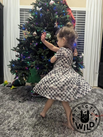 Strictly Wild Lightning Checker Twirl Dress Review