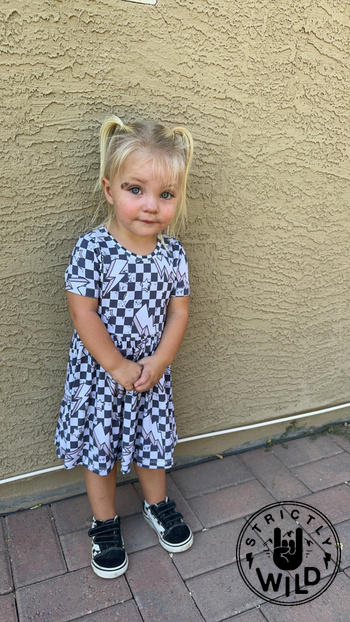 Strictly Wild Lightning Checker Twirl Dress Review