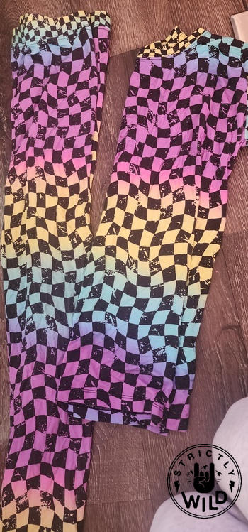 Strictly Wild Rainbow Checker 2 Piece Pajamas Review