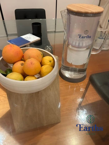 Earths Water 3.5L Glass Carafe Alkaline Water Filter - White Review
