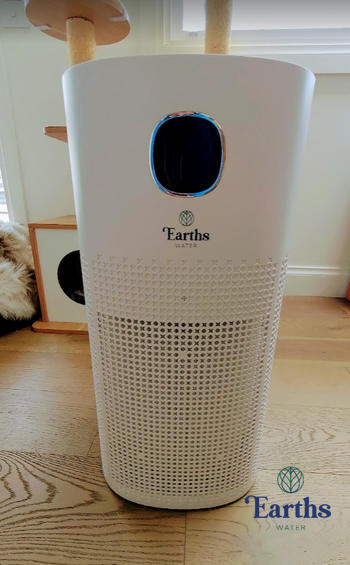 Earths Water 360 Protect Air Purifier + Formaldehyde + UV with Medical Grade H13 HEPA - White Review