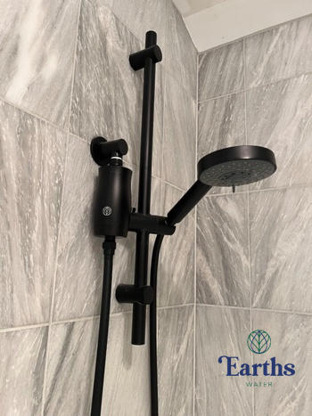 Earths Water Premium Shower Filter Water Purifier & Water Softener - Black Review