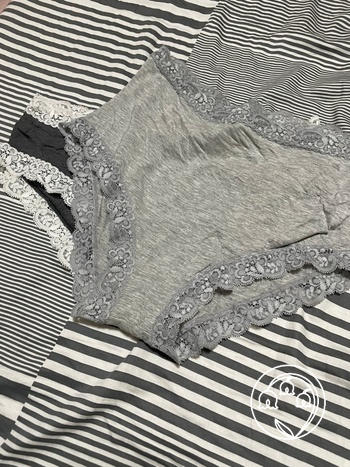 Lily of the Valley High Waist Lounge Panties | Heather Grey Review