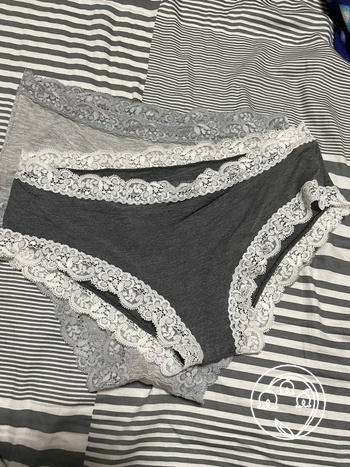 Lily of the Valley Hip-Hugger Lounge Panties | Charcoal Review