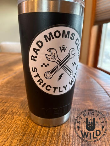 Strictly Wild Rad Moms Club Sticker Review