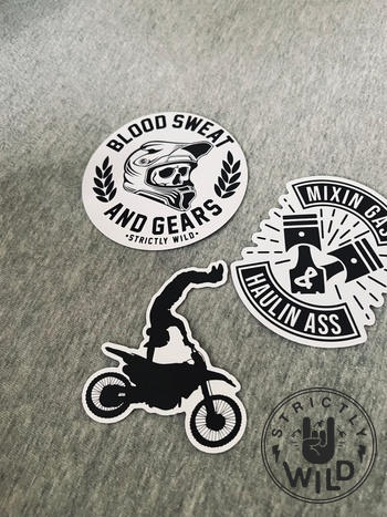 Strictly Wild Mixin Gas & Haulin Ass Sticker - Ready To Ship Review