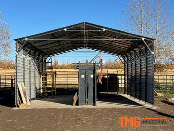 TMG Industrial 12’ x 20’ Metal Shed Carport with 8’ Open Sidewalls, TMG-MSC1220 Review