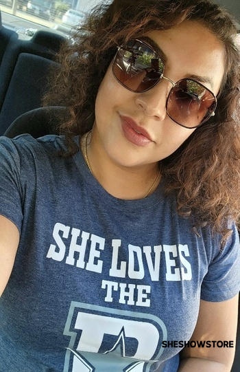 SheShowStore I Married Into This Dallas Cowboys Tee Review
