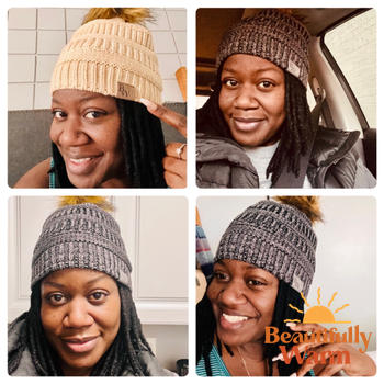 Beautifully Warm, LLC Winter Hat | Satin Lined | Detachable Pom Pom |  Charcoal Beanie Review