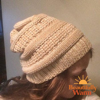 Beautifully Warm, LLC Winter Hat | Satin Lined | Detachable Pom Pom | Beige Review