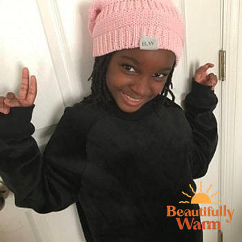 Beautifully Warm, LLC Winter Hat | Satin Lined | Natural Hair | Pink Beanie Review